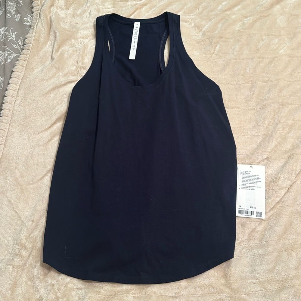 Lululemon love tank size 14